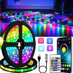 LED Strip Light RGB 2835 USB 5V 10M/3M/1M Bluetooth DIY Smart Flexible Diode Suitable For room ceiling light decoration, TV background light kitchen Party Decor Luces Holiday Gift