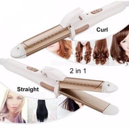 Nova 809 2in1 Hair Straightener and Curler Professional Iron