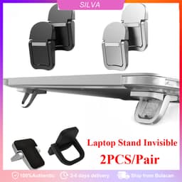Foldable Laptop Folding Stand Heat Dissipation Laptop Stand Invisible Adhesive Bracket Keyboard Heightening Pad Portable