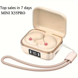 X55PRO Earbuds  Mini Sleep Invisible bluetooth headset Hifi Stereo Sound Waterproof Build-in MIc For